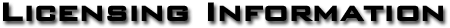 Licensing Information
